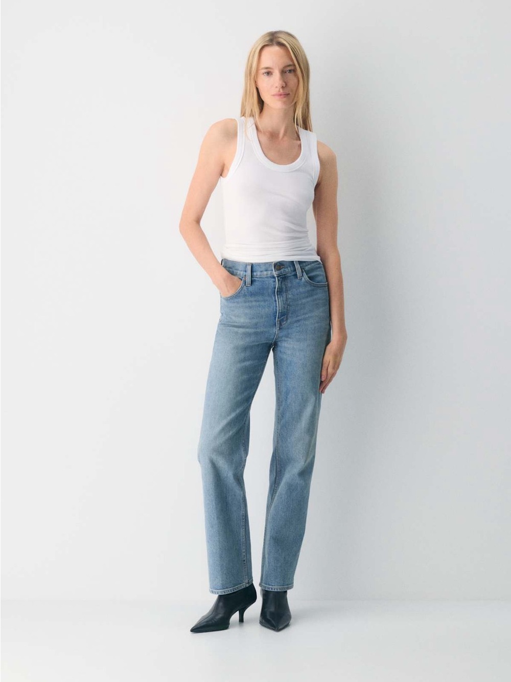 Denim Forum | 28 | Denim Forum The Arlo Hi-Rise Straight Jean